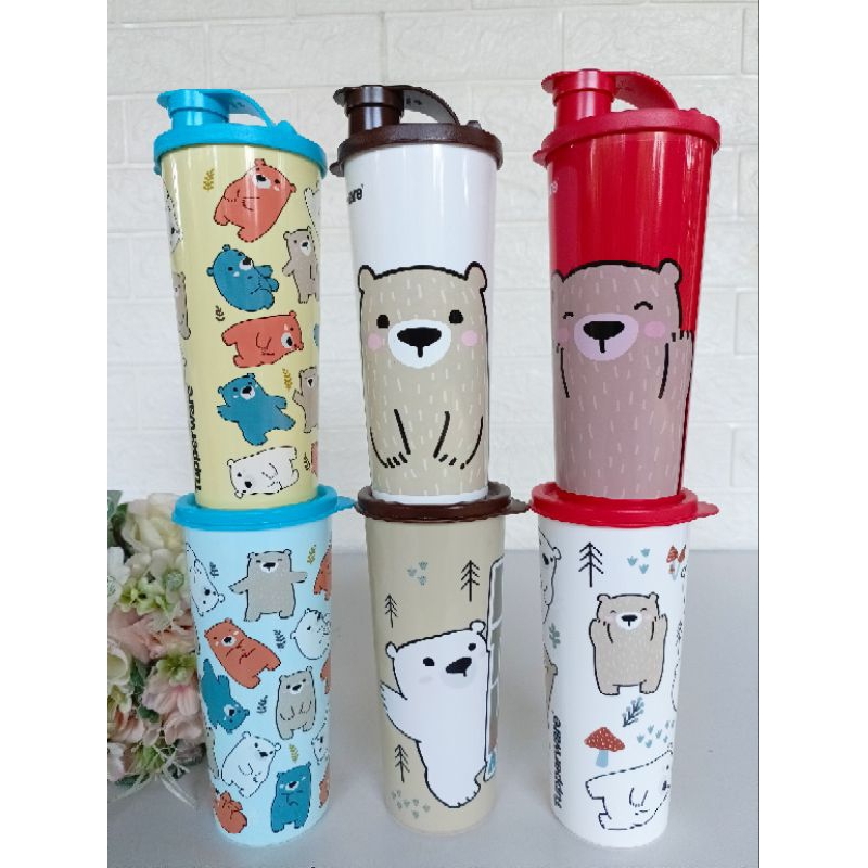 Tupperware Bear Giant Tumbler set 470ml | Shopee Philippines