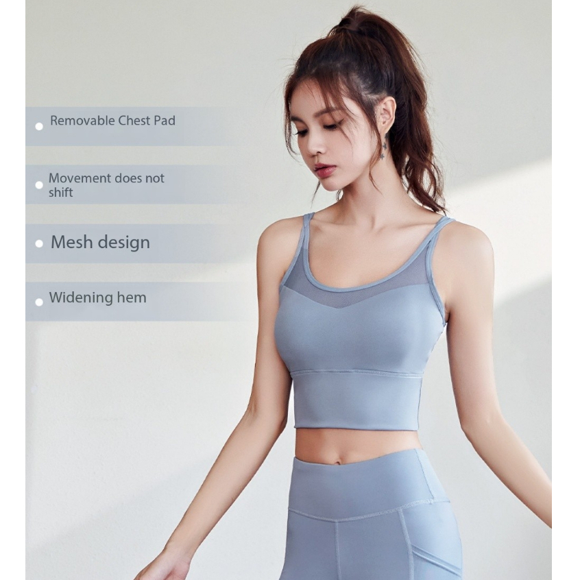Isabelle Q MTXWX60 Mesh Front Design Sando Padded Tops | Shopee Philippines