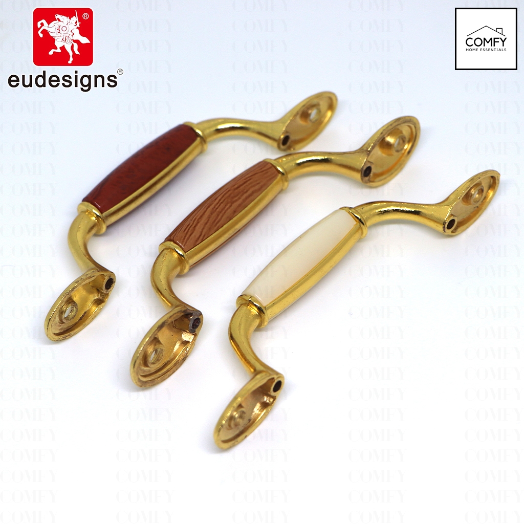 (1PC) Eudesigns Classic Gold Color Cabinet Handle 4 Inch with Screws ...