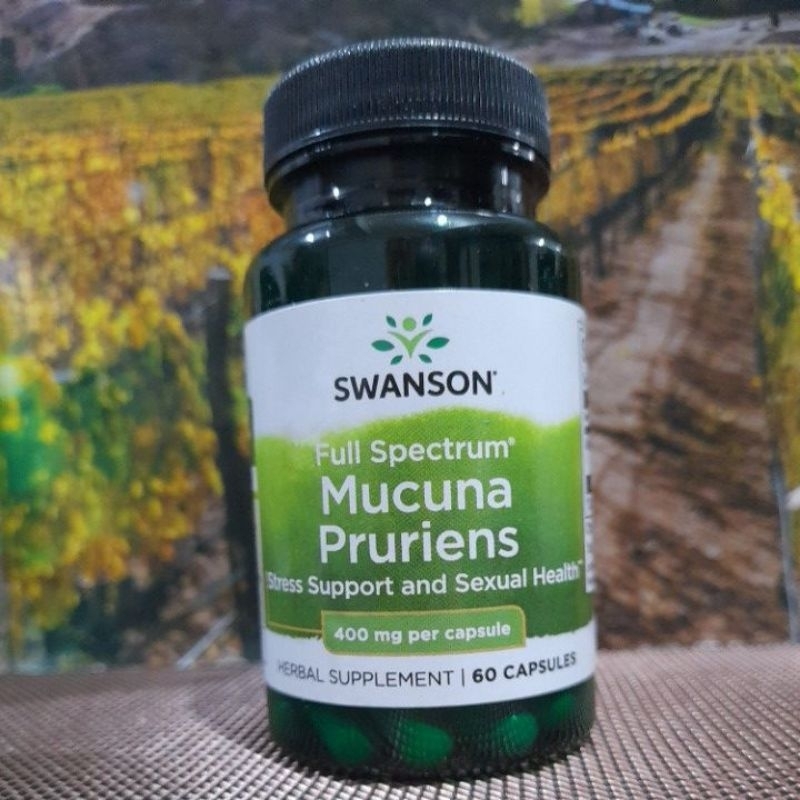 Mucuna Pruriens Full Spectrum 400mg 60 capsules EXPIRY Dec. 2025