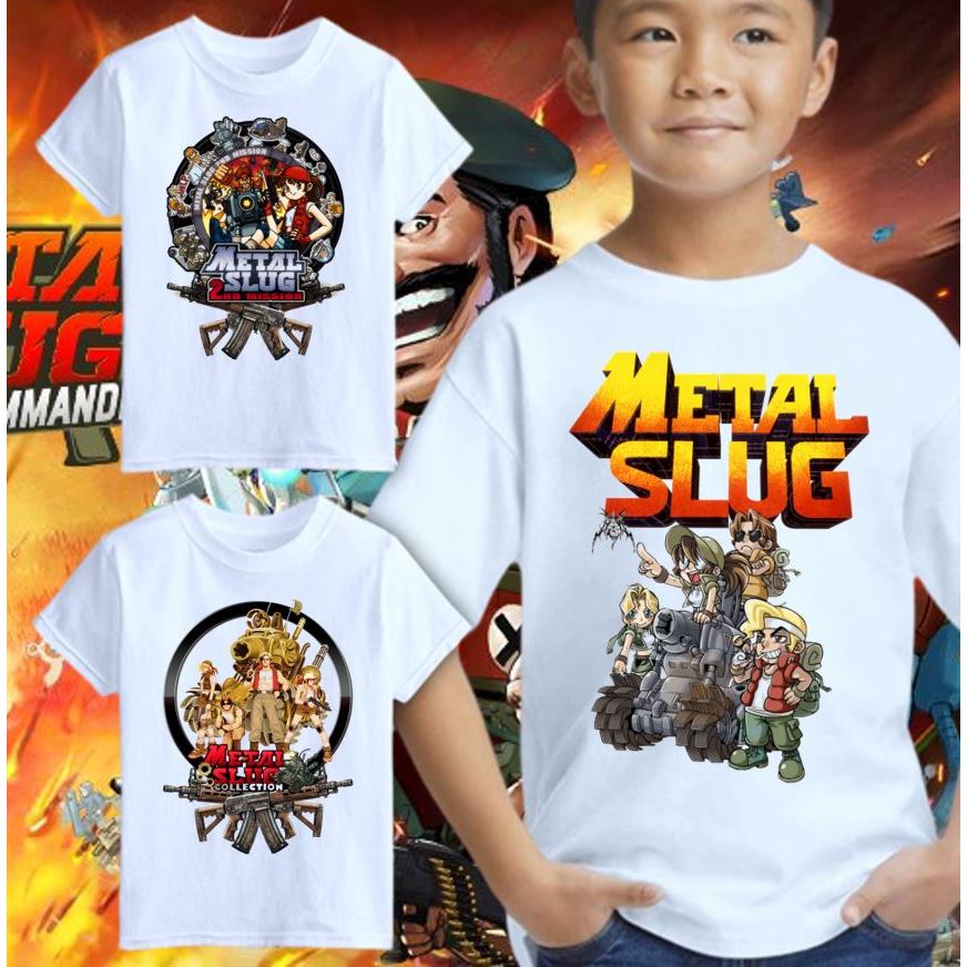METAL SLUG BATCH 2 KIDS T-Shirt PAMBATA CHARACTER GRAPHIC SHIRT 0 to 12 ...