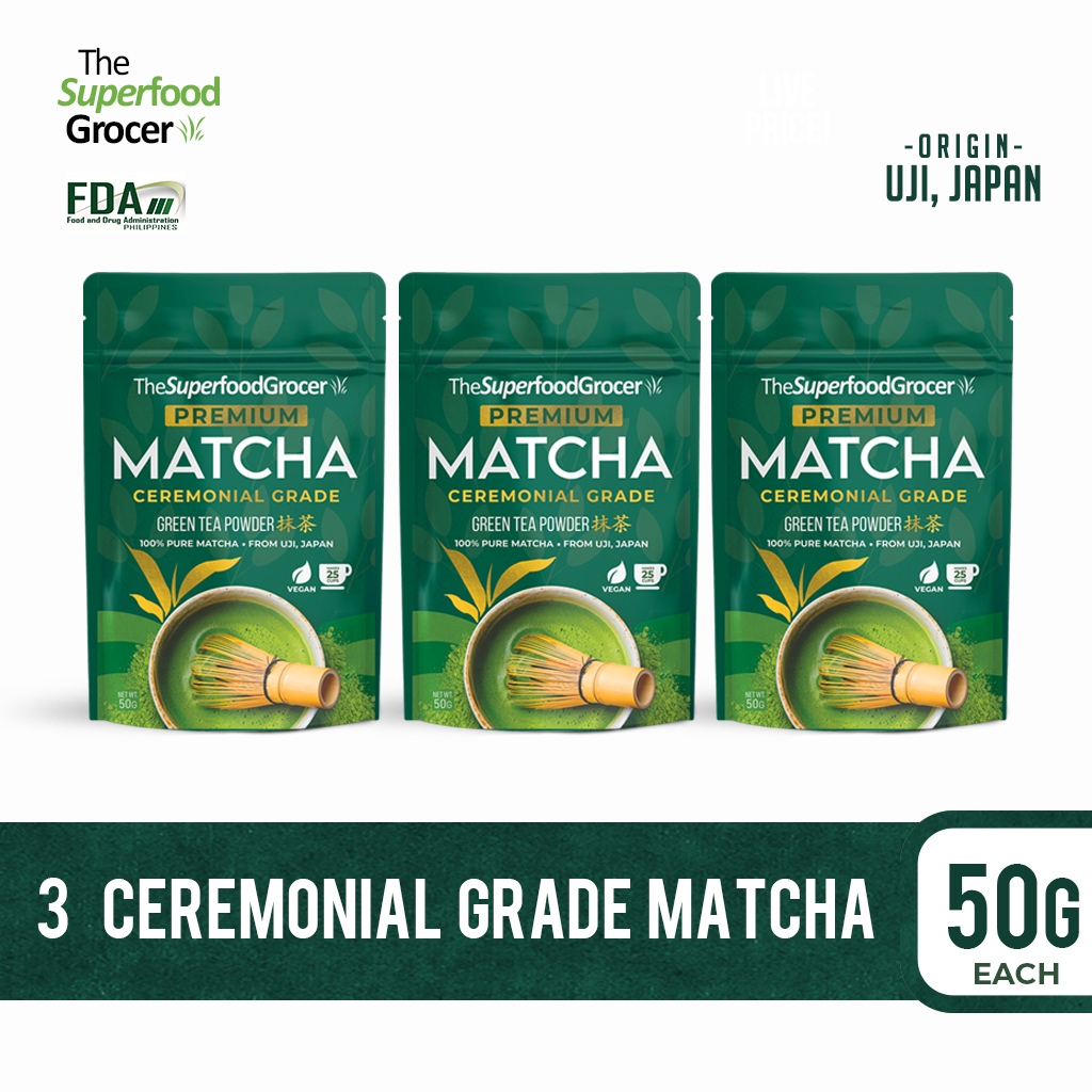 The Superfood Grocer Ceremonial Grade Uji Matcha (50g) Shopee Philippines