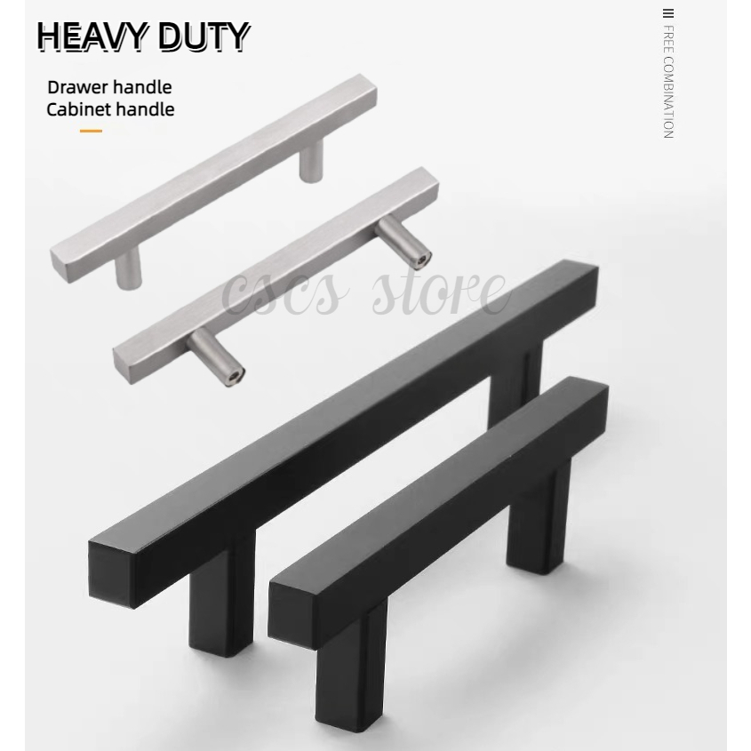 Square Handle New Fashion Handles Stainless Modern Black Square Handle ...