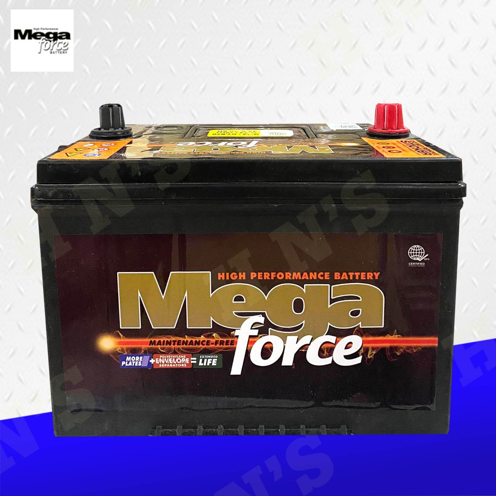 Mega Force G34 ( 78DT-670 ) Maintenance Free Car Battery with 18 Months ...