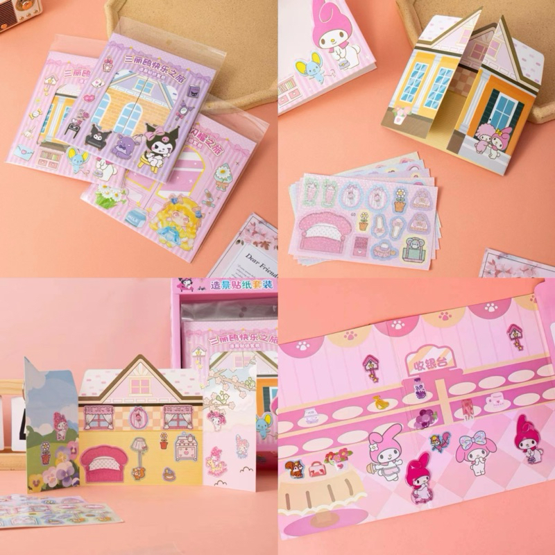 WISDOM ST-03 XL-611 SANRIO SCENE STICKER SET | Shopee Philippines