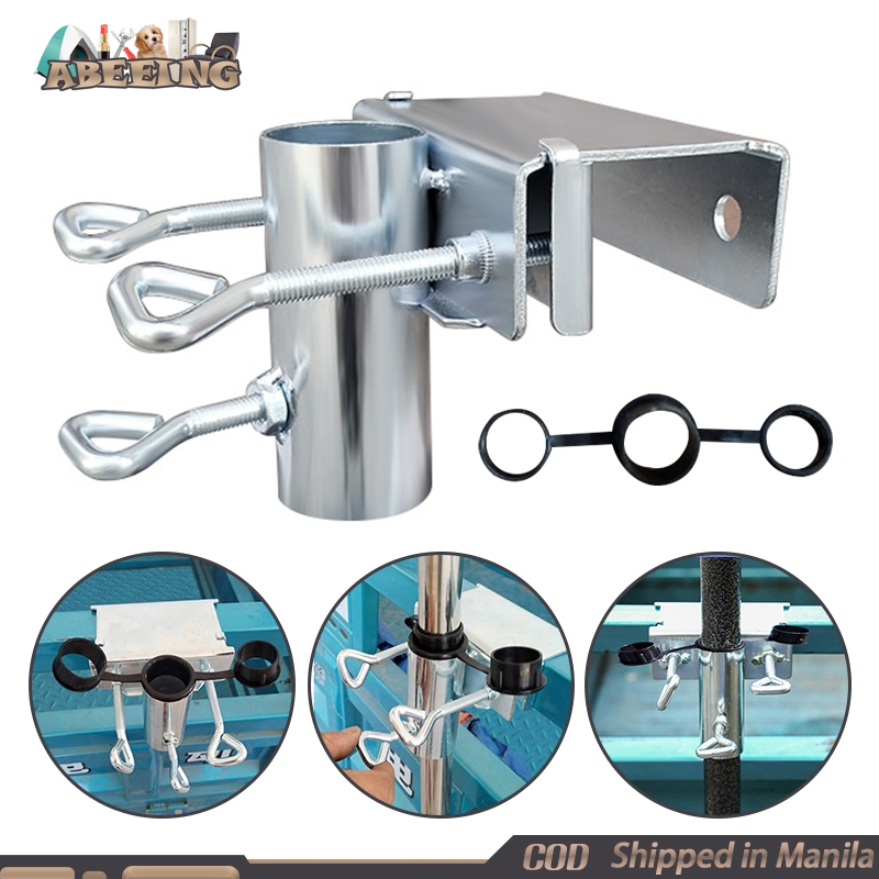 thumbnail image 2 of VANROUG Heavy Duty Parasol Holder Patio Umbrella Stand Mount Umbrella Stand Bench Buddy Umbrella Holder Fixed Clip Umbrella Clamp For Desks, Docks 2 of 14