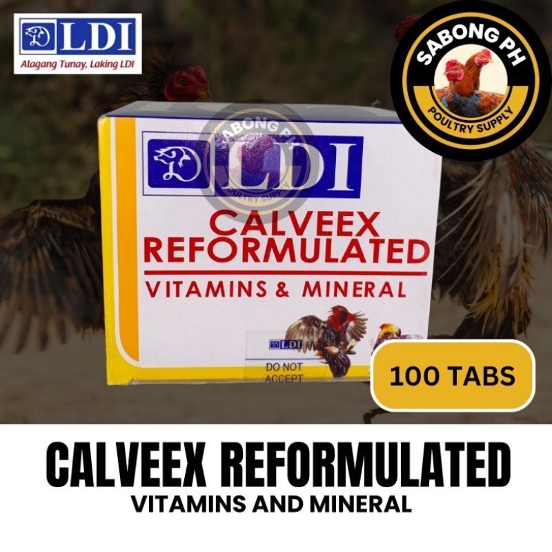 Calveex 100 tabs Reformulated Vitamils and Minerals | Shopee Philippines