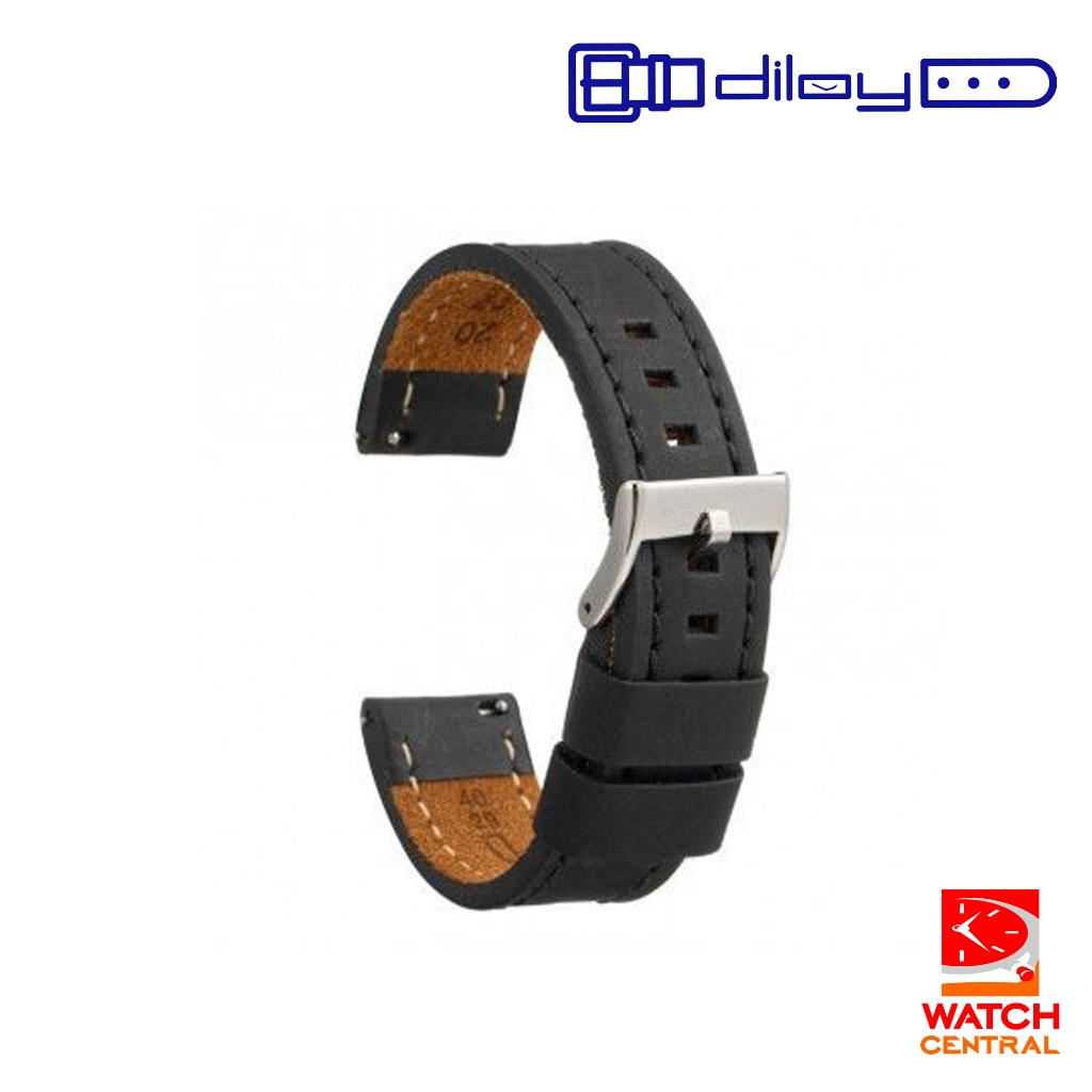 Vintage Diloy Handmade Calf Leather Quick Release Watch Straps Ref 384 ...