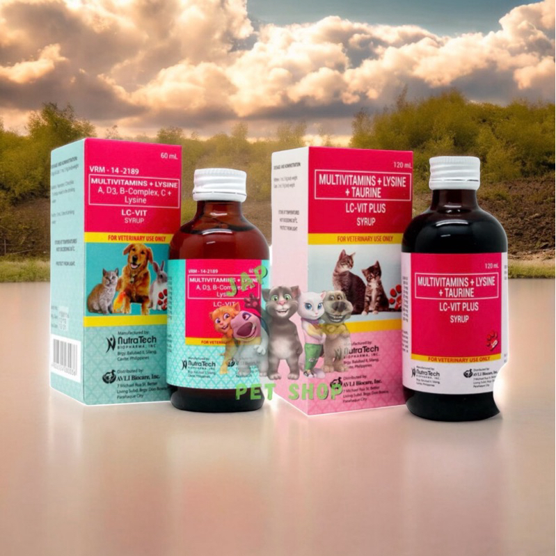 LCVit Syrup for Cats & Dogs, 120ml 60ml Shopee Philippines