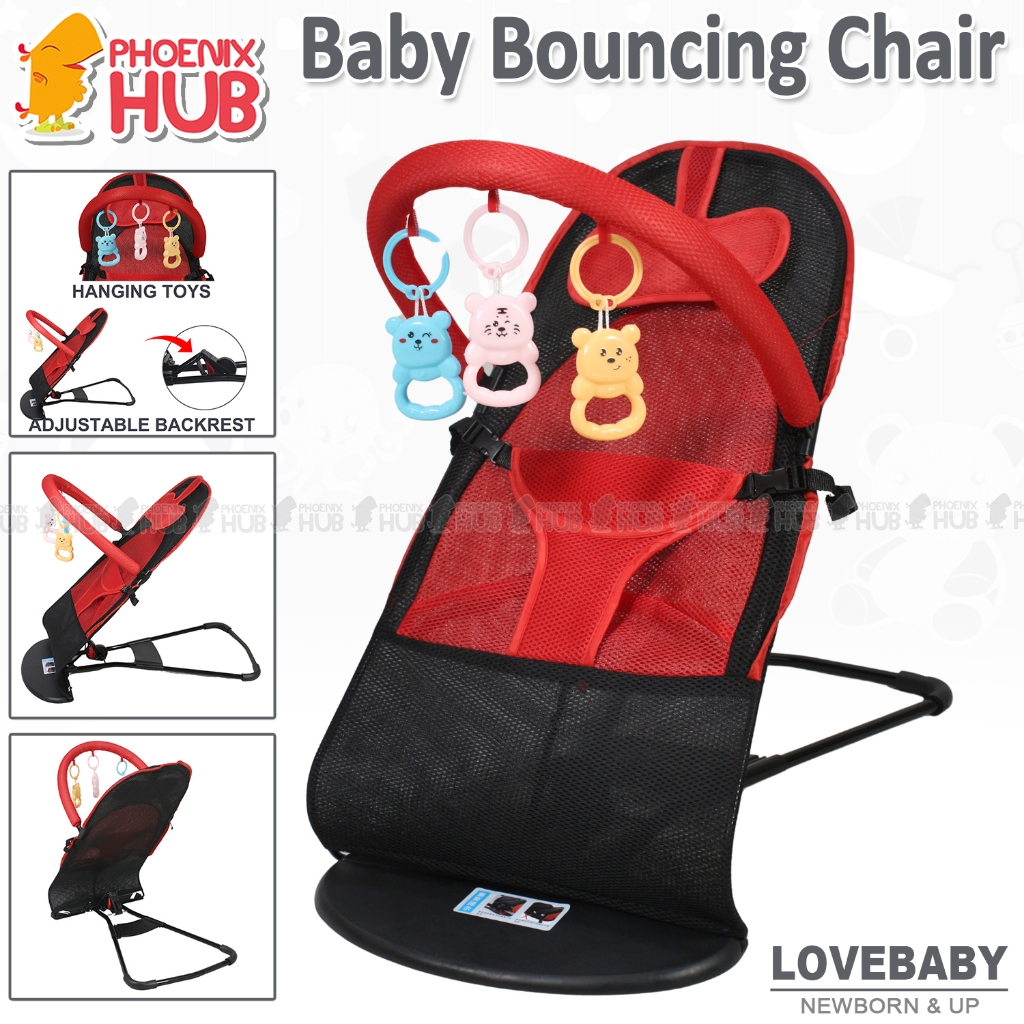 Foldable Rocking Chair For Baby Soft Newborn Baby Bouncing Chair Baby Rocker High Quality Fabric