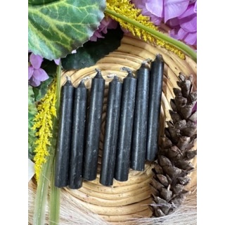 Vela Negra Con Imagen De Hombre: 7.25 Pulgadas Para Rituales, Pagan, Hoodoo. Hecha A Mano En India