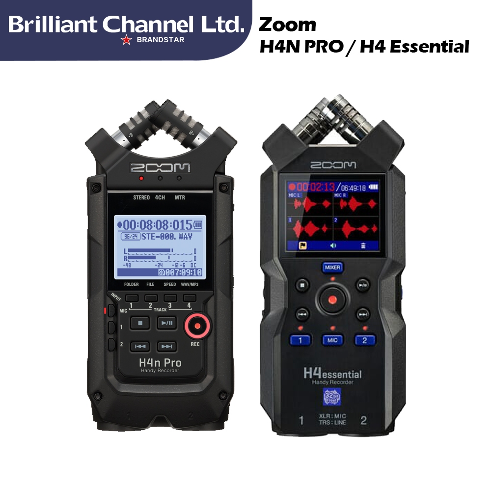 Zoom H4N Pro / H4 Essential 4-Track Portable Recorder | Shopee Philippines