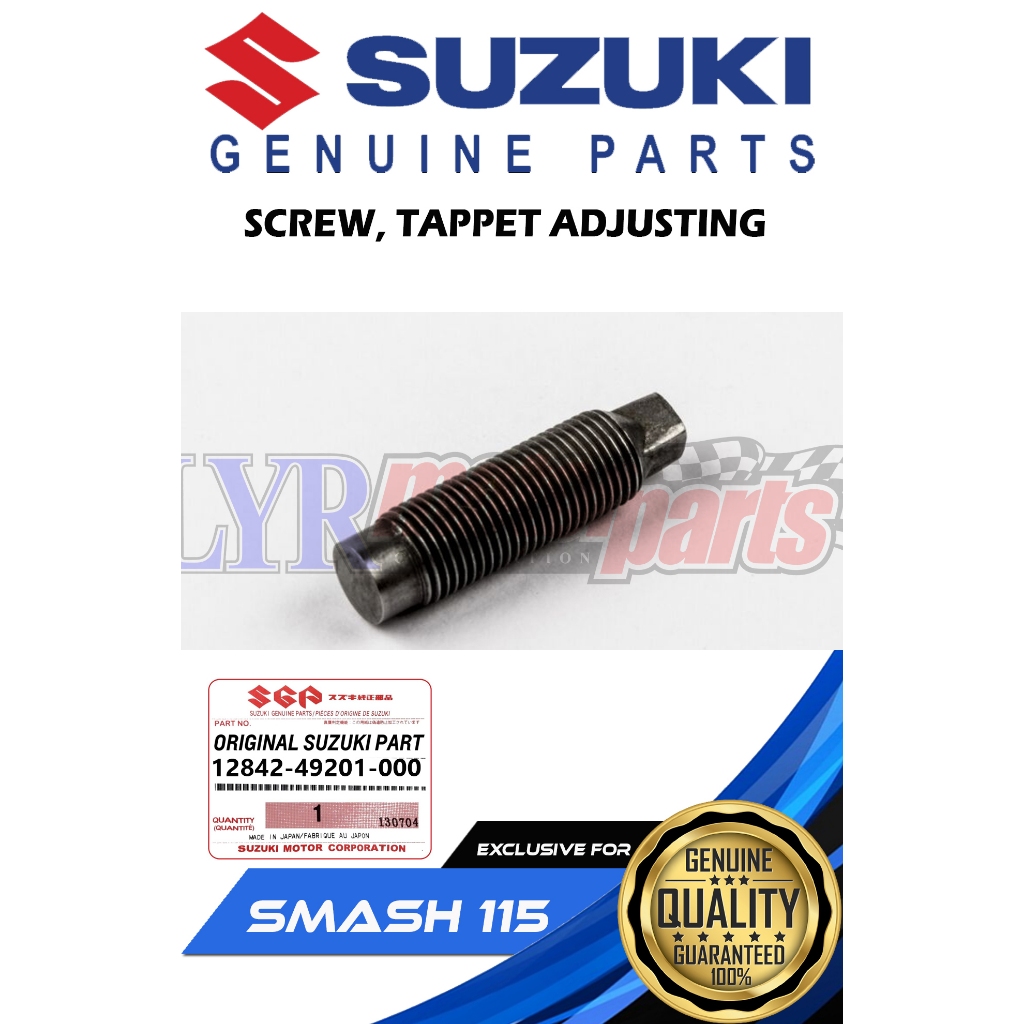 SUZUKI GENUINE SCREW, TAPPET ADJUSTING FOR SMASH 115/110 /RAIDER J ...