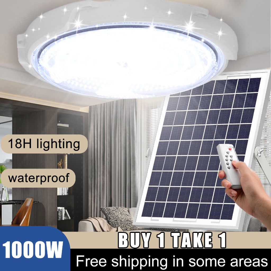 【Buy 1 Take 1】Solar Lights Ceiling Lights Solar LED indoor inside the ...
