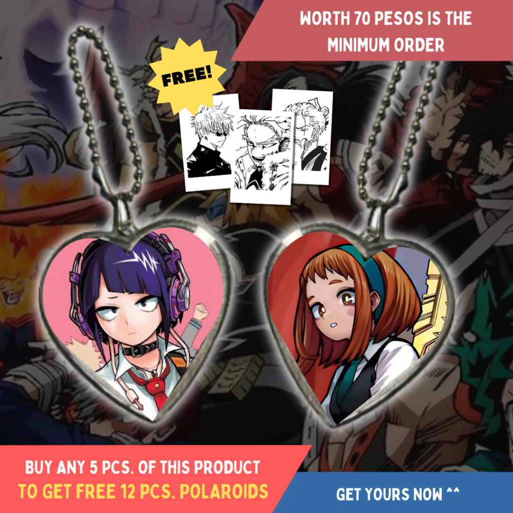 Boku no Hero Academia Anime Heart Keychain | Shopee Philippines