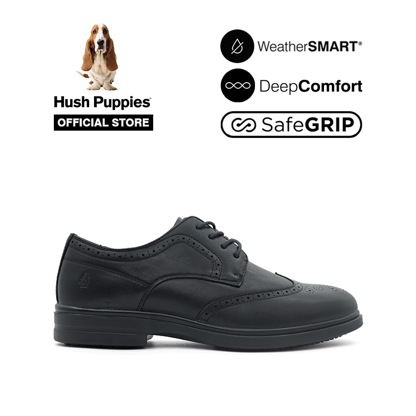 Hush Puppies Men s Shoes Jerry Lace Up WT Black
