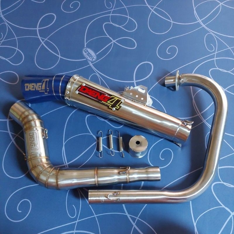 ‼️DAENG SAI4 PIPE Full System Exhaust for KAWASAKI BAJAJ CT100 ( high ...