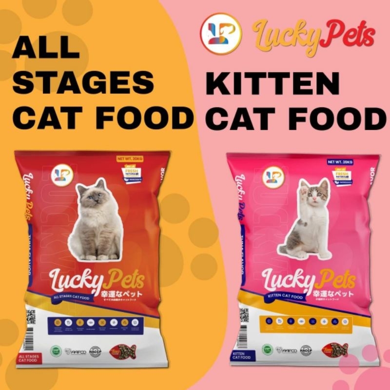 Lucky Pets Cat Food 20 Kg ( All Stages & Kittens ) | Shopee Philippines