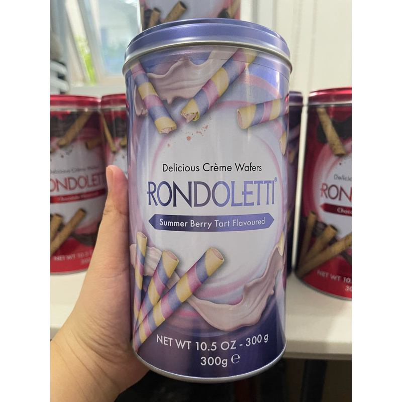 RONDOLETTI DELICIOUS CREME WAFERS FLAVORED (Chocolate/Berry Tart)-300g ...