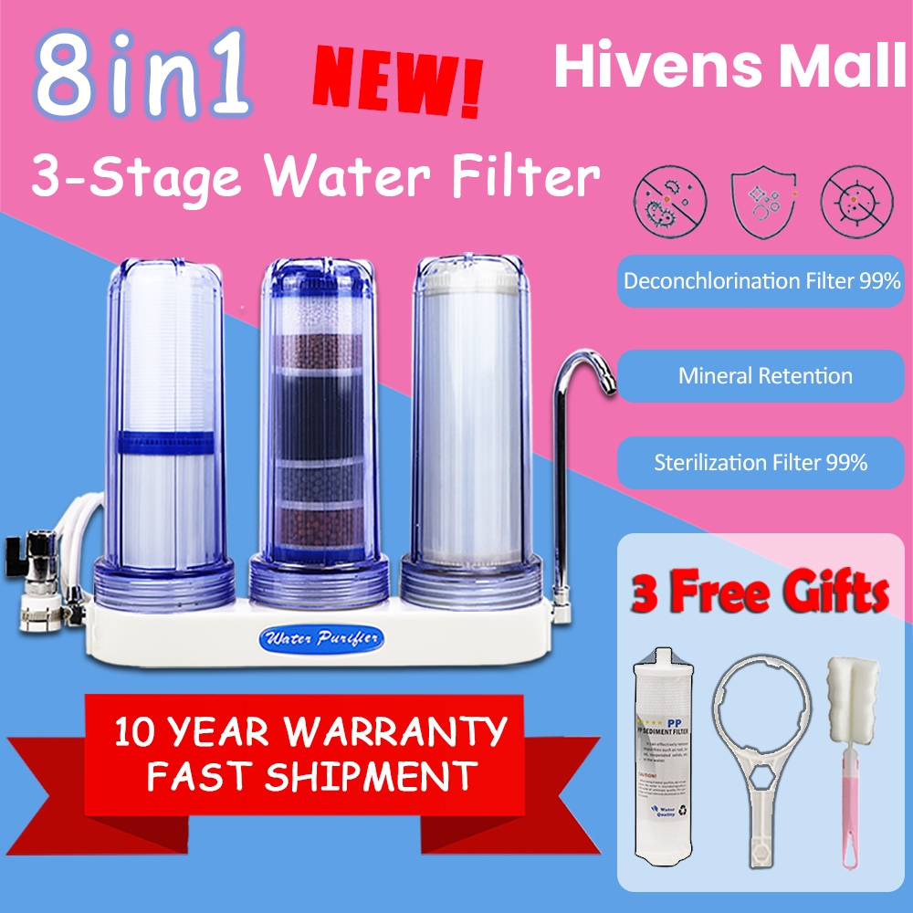 HIVENS Water Filter Water Purifier Level 3 Ultrafiltration Water ...