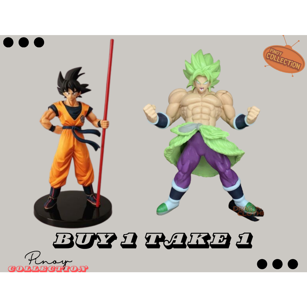 BUY 1 TAKE 1 |DRAGON BALL FIGURES BROLY AND GOKU SUPER SAIYAN ...
