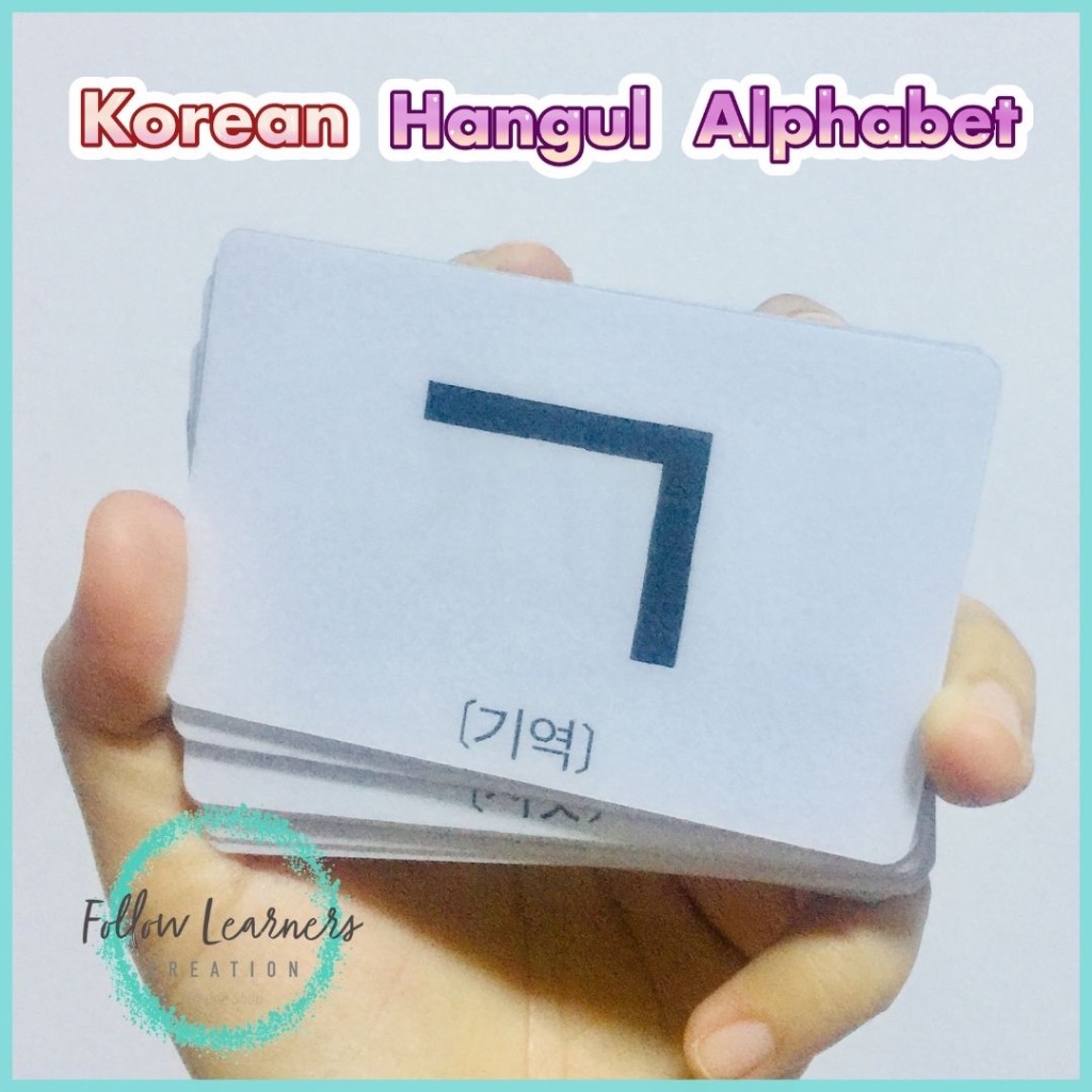 Pocket Korean Alphabet Flashcards for Beginners | Shopee Philippines