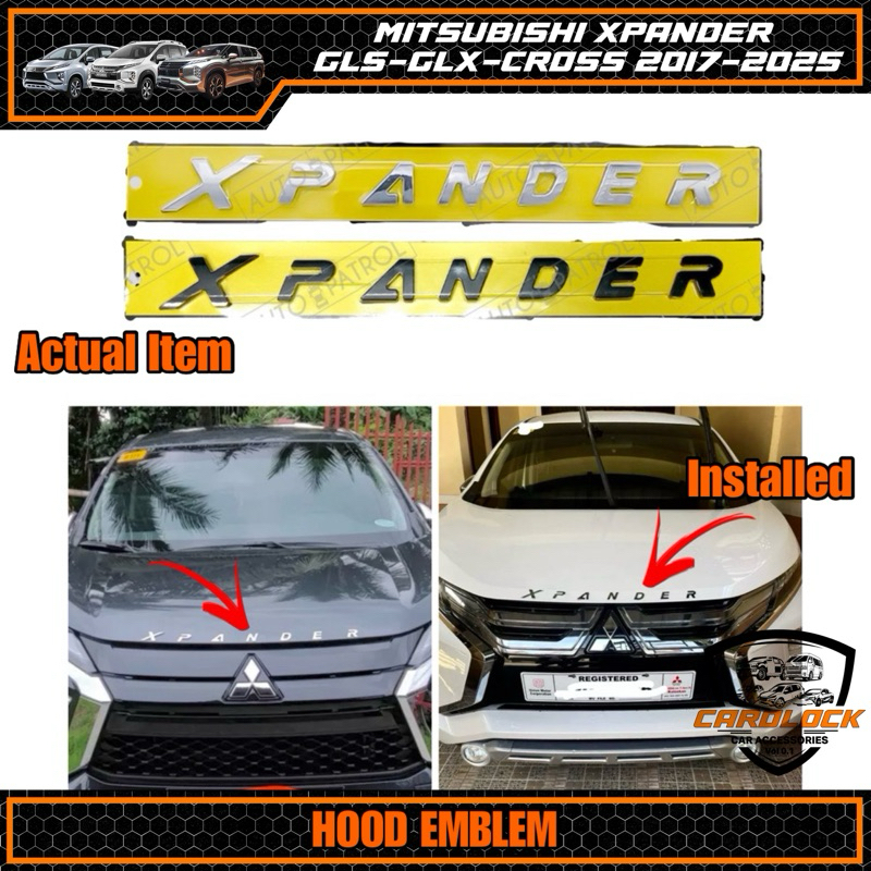 Mitsubishi Xpander GLS GLX 2017 - 2025 Hood Emblem Logo | Shopee ...