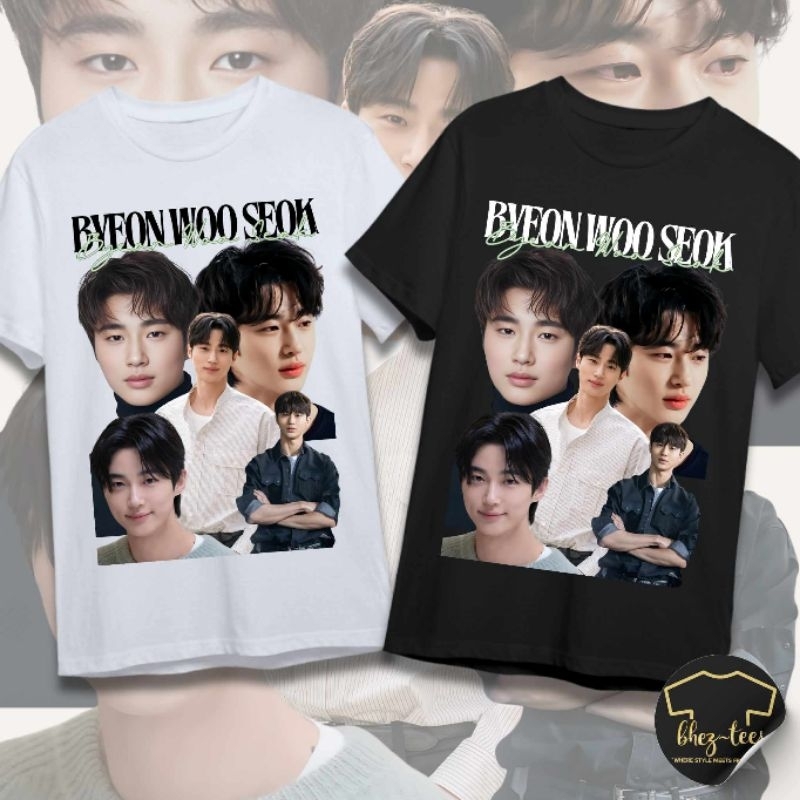 Byeon Woo Seok Graphic TShirt 100% Cotton A3 Size Print | Shopee ...