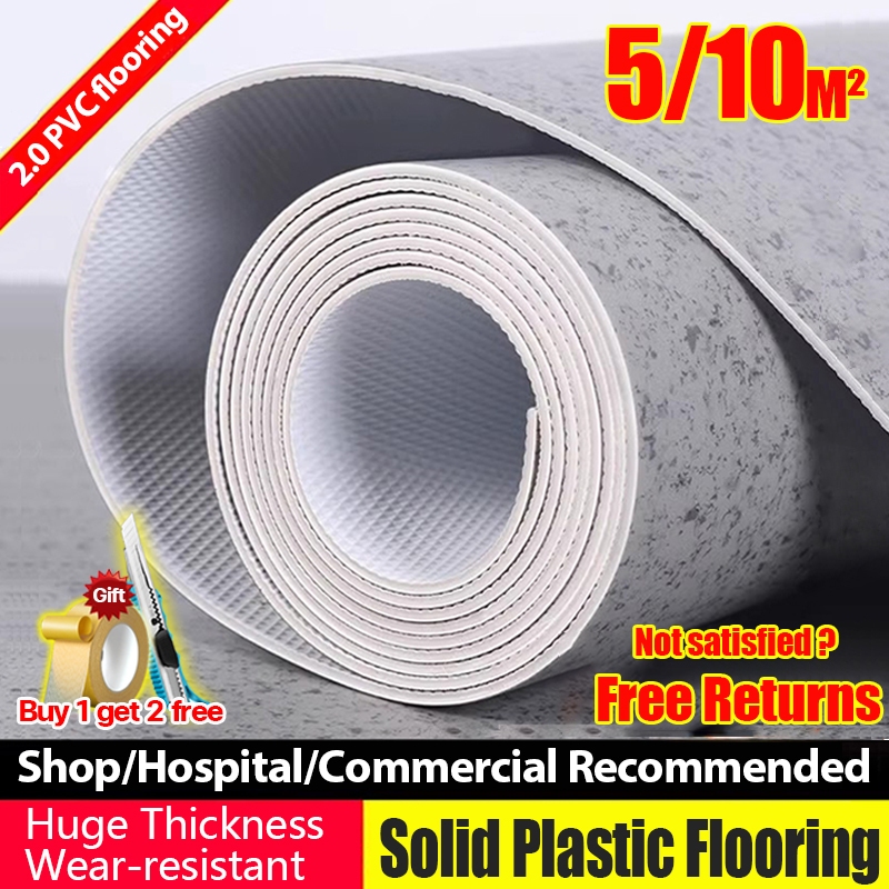 【COD】Vinyl tiles 5/10m² PVC 3D Floor Sticker waterproof Self-adhesive ...