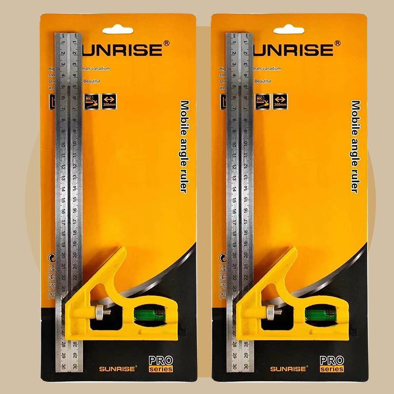 Sunrise Angle Ruller Adjustable Sliding Square Ruler Measure Tool ...