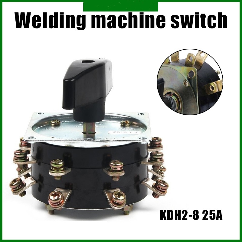 KDH2-8 380V Electric Welder Switch 25A 16 Pins Welding Welder Machine ...