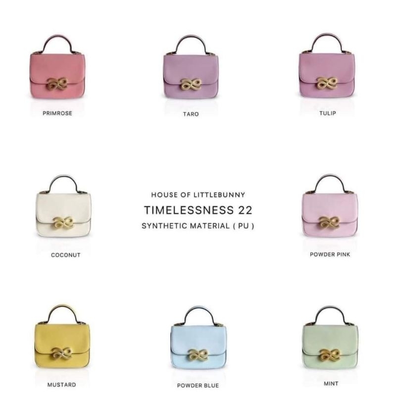 ONHAND NEW! HOUSE OF LITTLE BUNNY TIMELESSNESS 18/22 PU BAG | Shopee ...