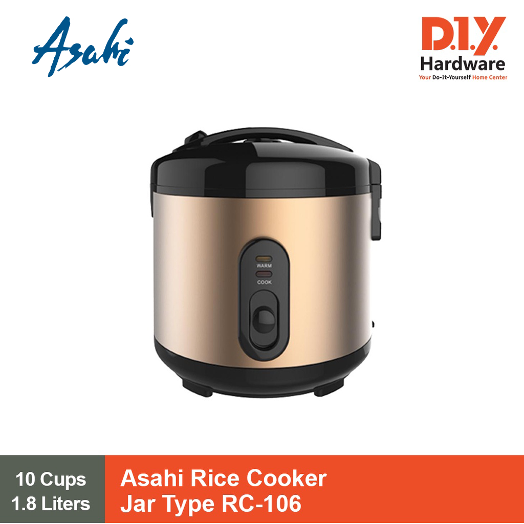 Asahi RC-106 10 Cups Rice Cooker Jar Type | Shopee Philippines