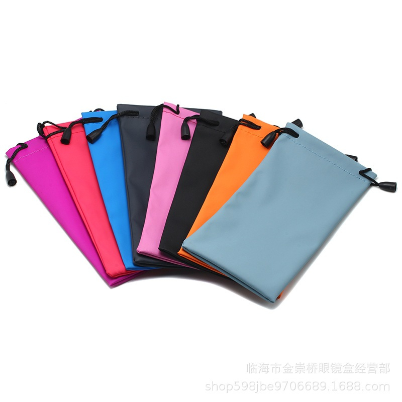 Sunglasses Bag Drawstring Pouch Soft Eyeglasses Pocket Spectacles Cloth ...