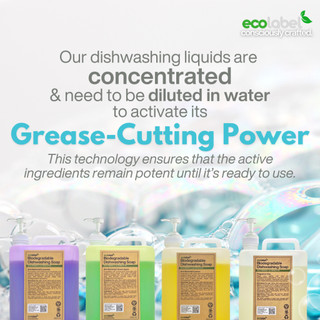 Picture of Eco-friendly Dishwashing Liquid Soap Lemon Scent 100% Biodegradable ...