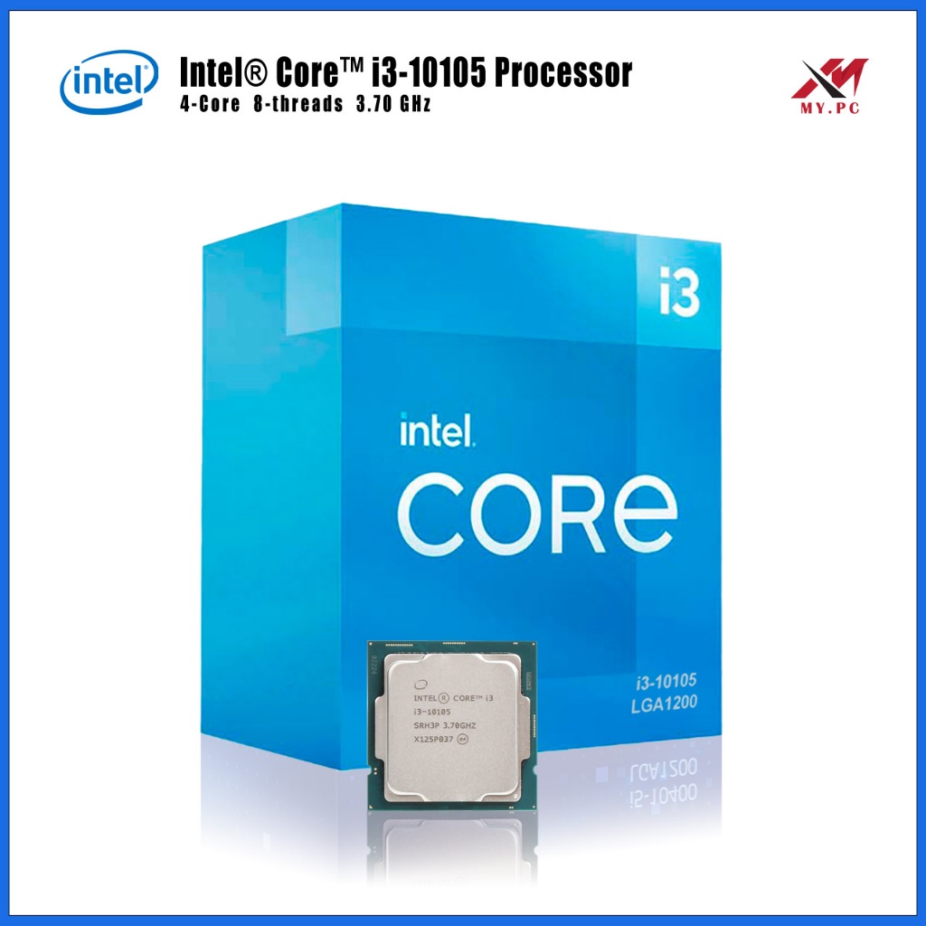 Intel Core i310105 3.7 GHz 4 Cores 8 Threads LGA 1200 Socket CPU