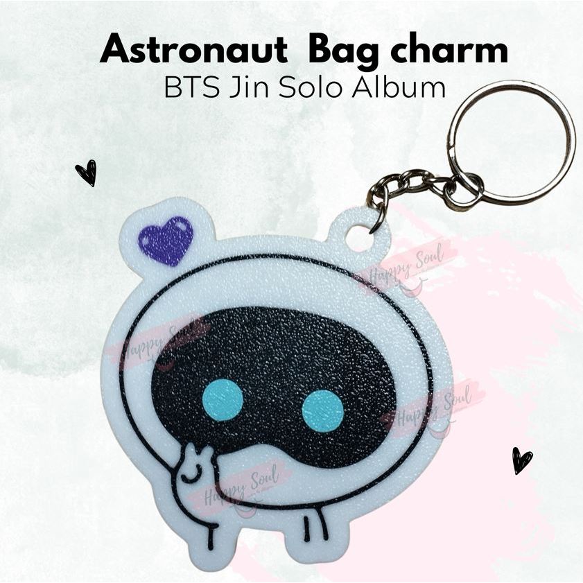 BTS JIN KPOP The Astronaut Album Keychain/ Bag Charm | Shopee