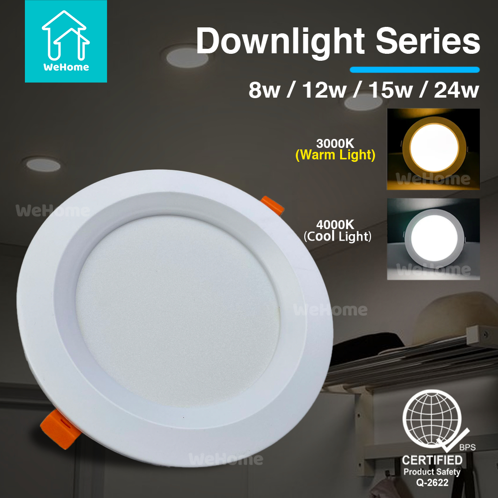WeHome LED Pin light 3000K/4000K Recessed Panel Ceiling Light 8/12/15