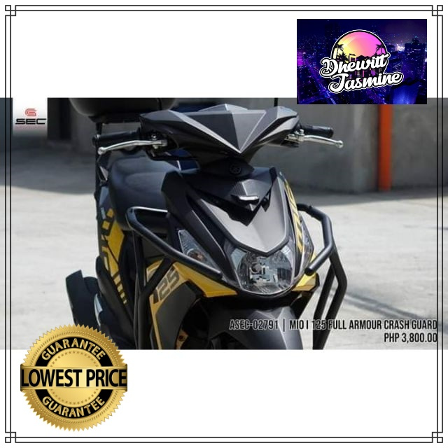 Sec mio i 125 crash guard (original) | Shopee Philippines