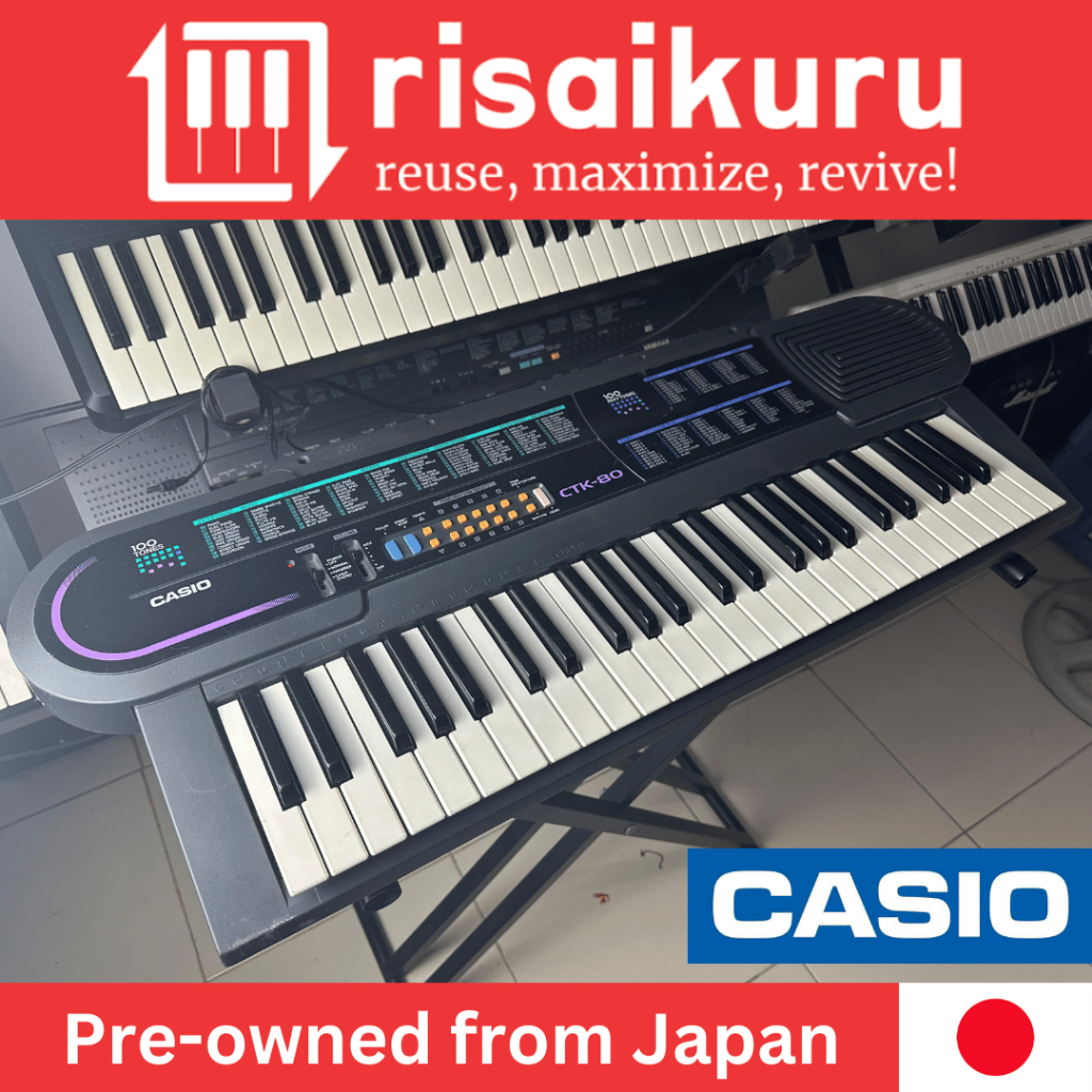 CASIO CTK-80 卓上キーボード(多種楽器)