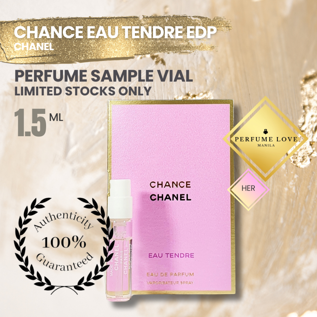 PERFUME SAMPLE VIAL 1.5ml Chanél Chance Eau Tendre Eau de Parfum ...