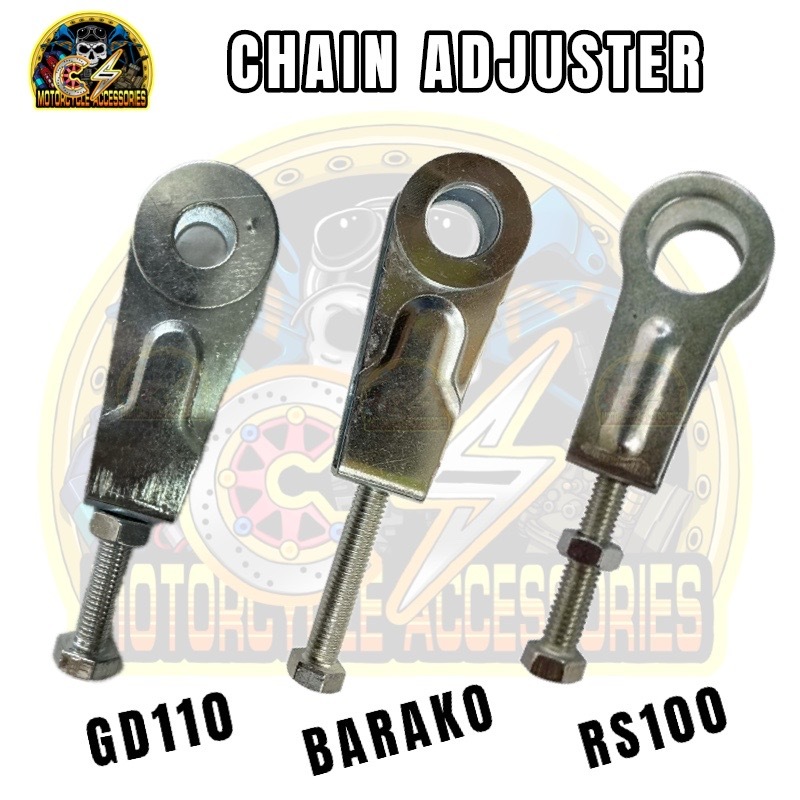 CS Motorcycle chain adjuster barako, rs100, gd110(per piece) | Shopee ...