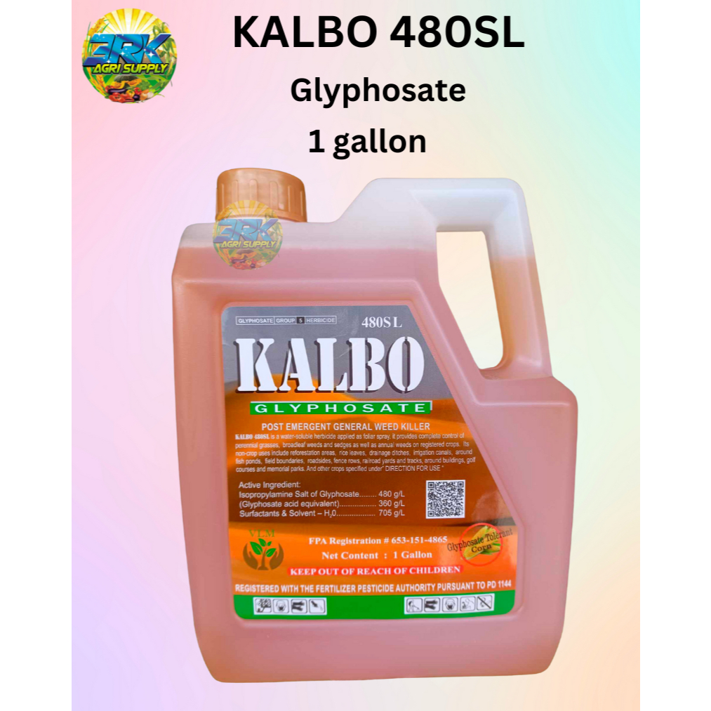 Kalbo 480SL herbicide Glyphosate 1 gallon | Shopee Philippines