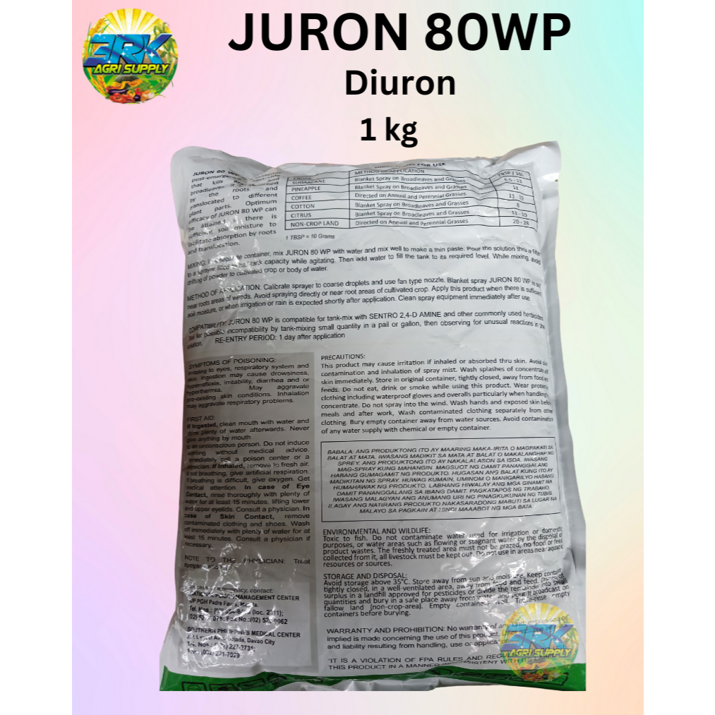 Juron 80WP systemic herbicide diuron 1kg | Shopee Philippines