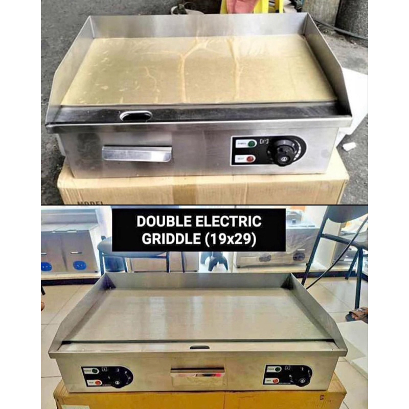 Electric Burger Griddle / Griller Heavy Duty with accessories | Shopee ...