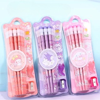 Sanrio Cartoon Pencil Special Hb With Eraser Students Non-toxic 