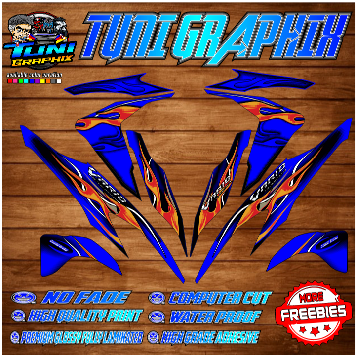 Honda Click V2 Decals (Vario Fire Special) with Freebies | Shopee ...