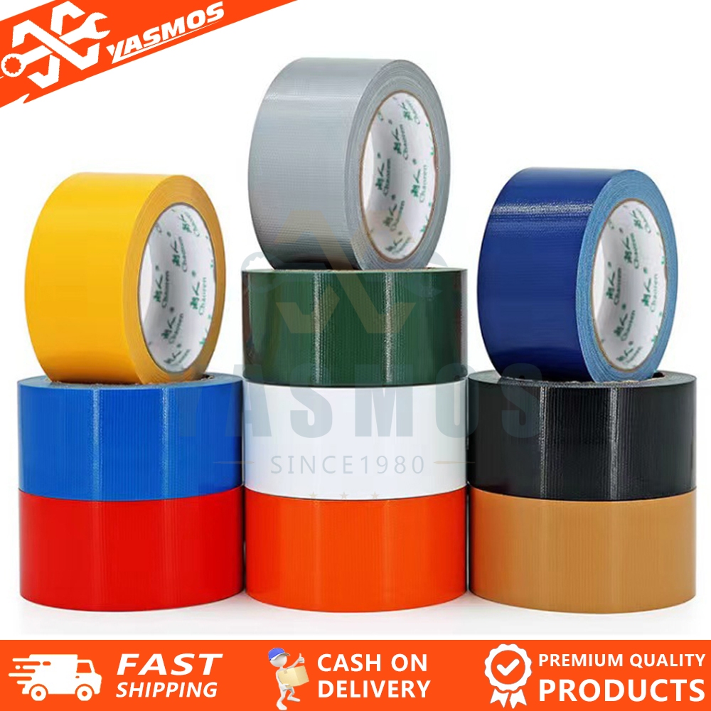 3 Pack Red Auto Grade Duct Tape 48mm X 50m Strong Waterproof Cloth Gaffa