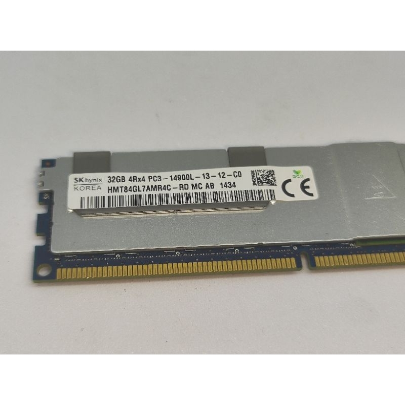 Barrette Mémoire Serveur Micron 32 Go - DDR3 1866MHz LRDIMM - PC3-14900L - ECC