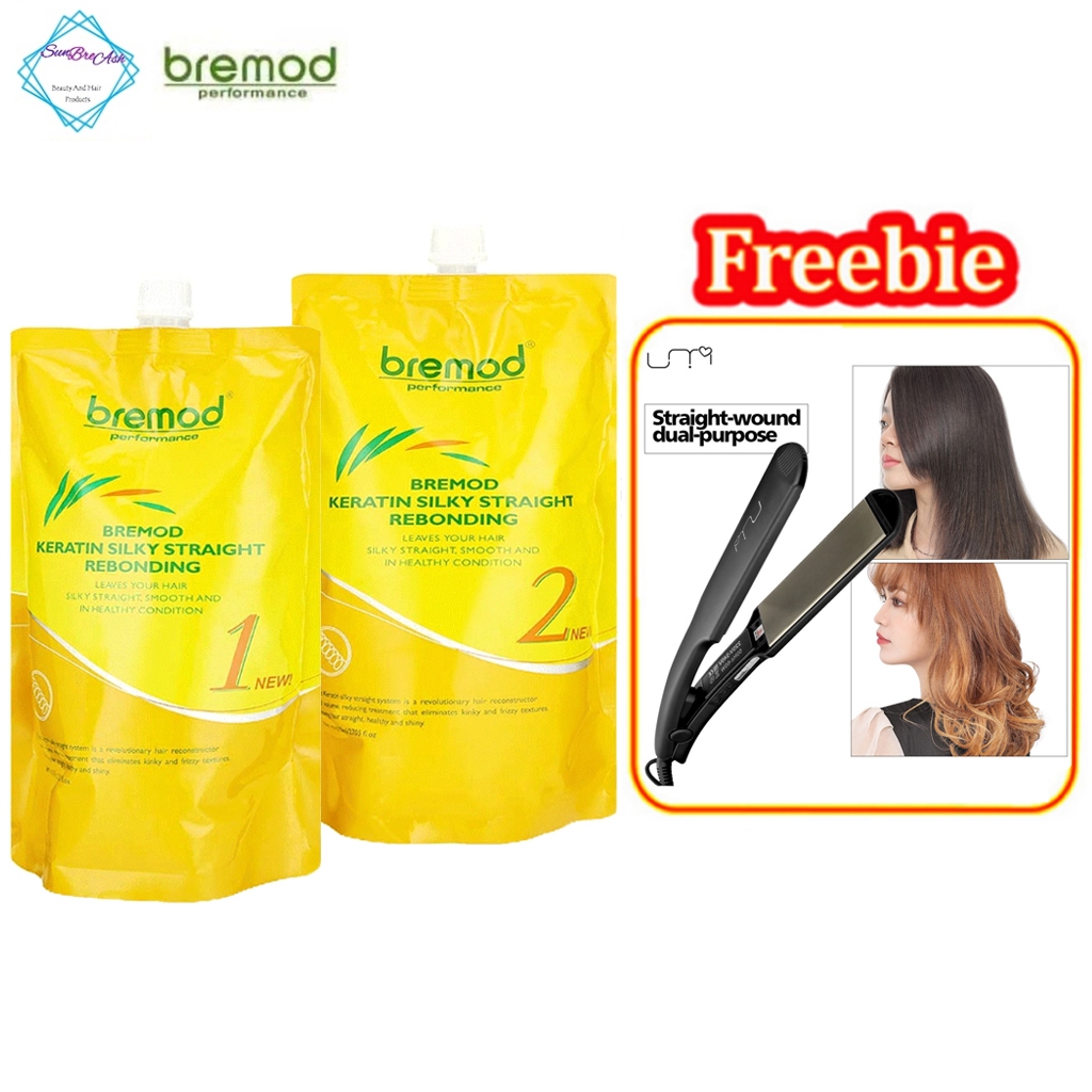 Bremod Rebonding Set Hair Silky Rebond DIY Rebonding Strightening Hair